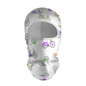 Балаклава 3D с принтом Радужные велосипеды , 100% полиэстер, ткань с особыми свойствами — Activecool | плотность 150–180 г/м2; хорошо тянется, но при этом сохраняет форму. Закрывает шею, вокруг отверстия для глаз кайма. Единый размер | 