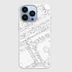 Чехол для iPhone 13 Pro с принтом Топография_01 ,  |  | survey | геодезист | геодезия | топография