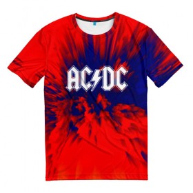 Мужская футболка 3D с принтом AC/DC , 100% полиэфир | прямой крой, круглый вырез горловины, длина до линии бедер | ac dc | atco | atlantic | columbia | east west | elektra | emi | epic | ангус янг | крис слэйд | музыка | стиви янг | эксл роуз