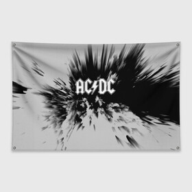 Флаг-баннер с принтом AC DC , 100% полиэстер | размер 67 х 109 см, плотность ткани — 95 г/м2; по краям флага есть четыре люверса для крепления | ac dc | atco | atlantic | columbia | east west | elektra | emi | epic | ангус янг | крис слэйд | музыка | стиви янг | эксл роуз