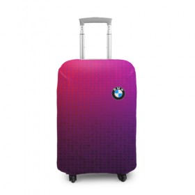 Чехол для чемодана 3D с принтом BMW sport collection , 86% полиэфир, 14% спандекс | двустороннее нанесение принта, прорези для ручек и колес | 