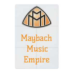 Магнитный плакат 2Х3 с принтом Maybach Music , Полимерный материал с магнитным слоем | 6 деталей размером 9*9 см | empire | maybach | music | rick | ross. | империя | майбах | музыка | надпись | рик | росс | эмблема