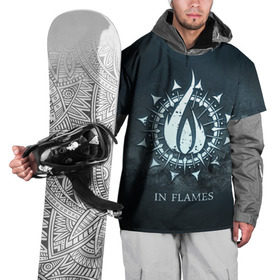 Накидка на куртку 3D с принтом In Flames , 100% полиэстер |  | Тематика изображения на принте: 