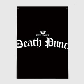 Постер с принтом Five Finger Death Punch 5 , 100% бумага
 | бумага, плотность 150 мг. Матовая, но за счет высокого коэффициента гладкости имеет небольшой блеск и дает на свету блики, но в отличии от глянцевой бумаги не покрыта лаком | 