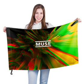 Флаг 3D с принтом Muse music , 100% полиэстер | плотность ткани — 95 г/м2, размер — 67 х 109 см. Принт наносится с одной стороны | logo | muse | music | pop | rock | usa | альтернатива | америка | металл | музыка | музыкальный | поп | рок