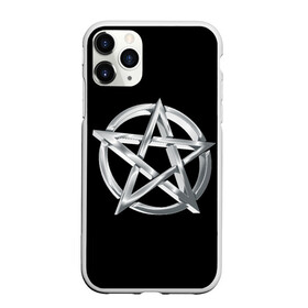 Чехол для iPhone 11 Pro матовый с принтом Пентаграмма , Силикон |  | звезда | знаки | круг | магия | оккультизм | пентаграмма | пентакль | символы | сокральность | эзотерика
