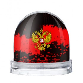 Водяной шар с принтом RUSSIA red collection 2018 , Пластик | Изображение внутри шара печатается на глянцевой фотобумаге с двух сторон | 