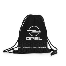 Рюкзак-мешок 3D с принтом Opel sport auto abstract , 100% полиэстер | плотность ткани — 200 г/м2, размер — 35 х 45 см; лямки — толстые шнурки, застежка на шнуровке, без карманов и подкладки | Тематика изображения на принте: 