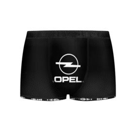 Мужские трусы 3D с принтом Opel sport auto abstract , 50% хлопок, 50% полиэстер | классическая посадка, на поясе мягкая тканевая резинка | Тематика изображения на принте: 