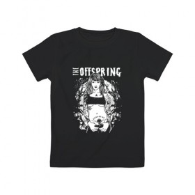 Детская футболка хлопок с принтом The Offspring , 100% хлопок | круглый вырез горловины, полуприлегающий силуэт, длина до линии бедер | Тематика изображения на принте: offspring | офспринг | оффспринг | рок