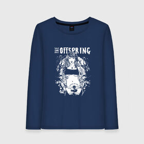 Женский лонгслив хлопок с принтом The Offspring , 100% хлопок |  | offspring | офспринг | оффспринг | рок
