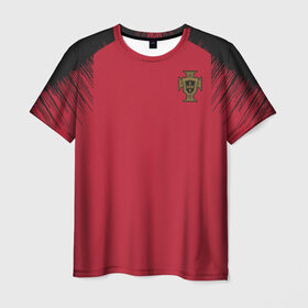 Мужская футболка 3D с принтом Portugal 2018 WC Anthem Jacket , 100% полиэфир | прямой крой, круглый вырез горловины, длина до линии бедер | confederation | cup | euro | portugal | world | европы | конфедераций | кубок | мира | португалия | чемпионат