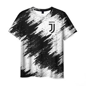 Мужская футболка 3D с принтом Juventus , 100% полиэфир | прямой крой, круглый вырез горловины, длина до линии бедер | football | juventus | soccer | италия | турин | футбольный | ювентус