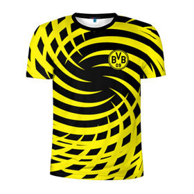 Мужская футболка 3D спортивная с принтом FC Borussia Dortmund , 100% полиэстер с улучшенными характеристиками | приталенный силуэт, круглая горловина, широкие плечи, сужается к линии бедра | Тематика изображения на принте: боруссия | дортмунд