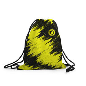 Рюкзак-мешок 3D с принтом FC Borussia Dortmund , 100% полиэстер | плотность ткани — 200 г/м2, размер — 35 х 45 см; лямки — толстые шнурки, застежка на шнуровке, без карманов и подкладки | боруссия | дортмунд