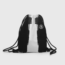 Рюкзак-мешок 3D с принтом Chelsea sport sport uniform , 100% полиэстер | плотность ткани — 200 г/м2, размер — 35 х 45 см; лямки — толстые шнурки, застежка на шнуровке, без карманов и подкладки | Тематика изображения на принте: 