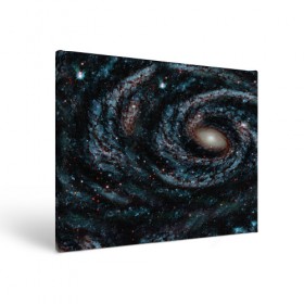 Холст прямоугольный с принтом Галактика , 100% ПВХ |  | abstraction | cosmos | nebula | space | star | universe | абстракция | вселенная | звезды | космос | мир | планеты