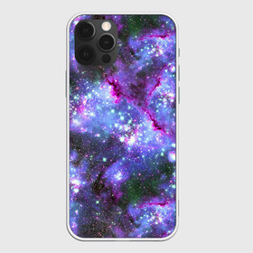 Чехол для iPhone 12 Pro Max с принтом Сияние звёзд , Силикон |  | abstraction | cosmos | nebula | space | star | universe | абстракция | вселенная | звезды | космос | мир | планеты