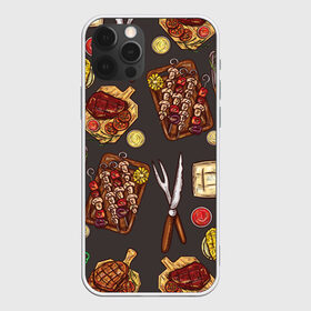 Чехол для iPhone 12 Pro Max с принтом Вкуснятина , Силикон |  | барбекю | еда | кулинария | мясо | повар | стейк | шашлык