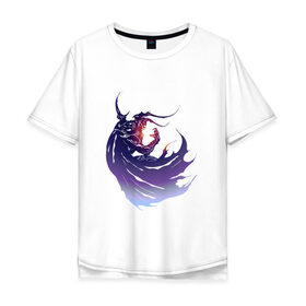 Мужская футболка хлопок Oversize с принтом Final Fantasy IV , 100% хлопок | свободный крой, круглый ворот, “спинка” длиннее передней части | Тематика изображения на принте: 
