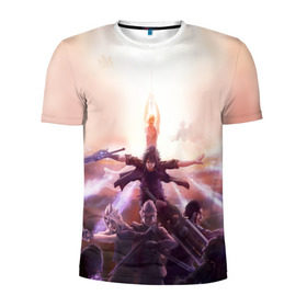 Мужская футболка 3D спортивная с принтом Final Fantasy XV , 100% полиэстер с улучшенными характеристиками | приталенный силуэт, круглая горловина, широкие плечи, сужается к линии бедра | Тематика изображения на принте: 