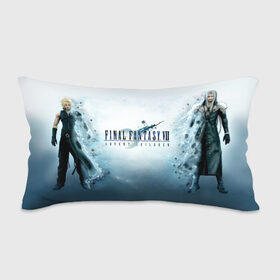 Подушка 3D антистресс с принтом Final Fantasy VII , наволочка — 100% полиэстер, наполнитель — вспененный полистирол | состоит из подушки и наволочки на молнии | 