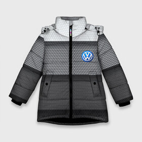 Зимняя куртка для девочек 3D с принтом Volkswagen sport auto , ткань верха — 100% полиэстер; подклад — 100% полиэстер, утеплитель — 100% полиэстер. | длина ниже бедра, удлиненная спинка, воротник стойка и отстегивающийся капюшон. Есть боковые карманы с листочкой на кнопках, утяжки по низу изделия и внутренний карман на молнии. 

Предусмотрены светоотражающий принт на спинке, радужный светоотражающий элемент на пуллере молнии и на резинке для утяжки. | auto | automobile | car | carbon | machine | motor | motor car | sport car | volkswagen | автомашина | бренд | легковой автомобиль | марка | спортивный автомобиль | тачка