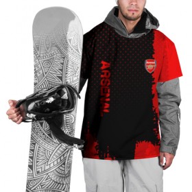 Накидка на куртку 3D с принтом Arsenal sport , 100% полиэстер |  | 