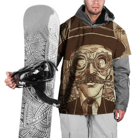 Накидка на куртку 3D с принтом Стимпанк , 100% полиэстер |  | Тематика изображения на принте: наука | стиль | фантастика