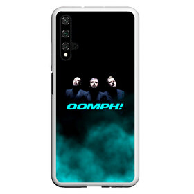 Чехол для Honor 20 с принтом OOMPH! , Силикон | Область печати: задняя сторона чехла, без боковых панелей | Тематика изображения на принте: electronic body musi | neue deutsche hrte | oomph | андреас крэп | антитезис | группа | деро гои | индастриал | крэп | метал | оомпх | оомрн | роберт флюкс | рок | синтез | тезис | флюкс