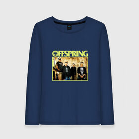 Женский лонгслив хлопок с принтом Группа The Offspring , 100% хлопок |  | offspring | офспринг | оффспринг | рок