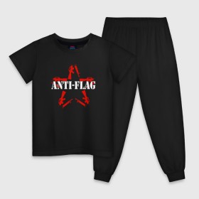 Детская пижама хлопок с принтом Anti-Flag , 100% хлопок |  брюки и футболка прямого кроя, без карманов, на брюках мягкая резинка на поясе и по низу штанин
 | american | attraction | dead | hardcore | not | punk | punks | rock | альтернатива | анти | группа | панк | рок | стрит | флаг