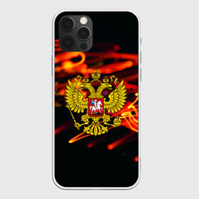 Чехол для iPhone 12 Pro с принтом RUSSIA , силикон | область печати: задняя сторона чехла, без боковых панелей | abstraction | grunge | russia | sport | абстракция | герб | краска | русский | символика рф | спорт | спортивный | триколор | униформа | форма | я русский