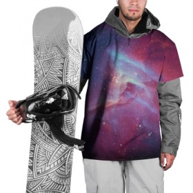 Накидка на куртку 3D с принтом Космос , 100% полиэстер |  | abstraction | cosmos | nebula | space | star | universe | абстракция | вселенная | звезды | космос | мир | планеты