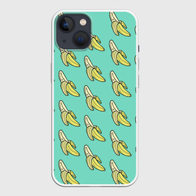 Чехол для iPhone 13 с принтом Бааны ,  |  | banana | food | vegan | vegetarian | банан | веган | вегетарианство | еда