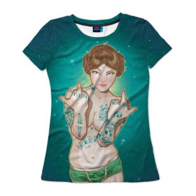 Женская футболка 3D с принтом Trap girl , 100% полиэфир ( синтетическое хлопкоподобное полотно) | прямой крой, круглый вырез горловины, длина до линии бедер | Тематика изображения на принте: 