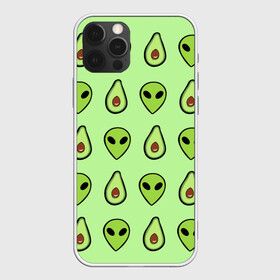 Чехол для iPhone 12 Pro с принтом Green , силикон | область печати: задняя сторона чехла, без боковых панелей | alien | food | vegetarian | авокадо | вегетарианство | еда | пришелец
