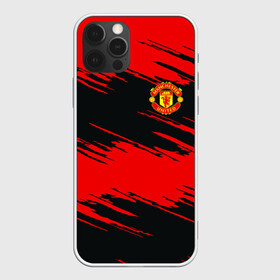 Чехол для iPhone 12 Pro с принтом Manchester United , силикон | область печати: задняя сторона чехла, без боковых панелей | Тематика изображения на принте: football | futbol | manchester | mu | sport | манчестер | мю | спорт | футбол | юнайтед