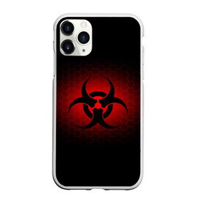 Чехол для iPhone 11 Pro матовый с принтом Биологическая Опасность , Силикон |  | биологическая  | опасность