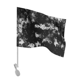 Флаг для автомобиля с принтом Skillet , 100% полиэстер | Размер: 30*21 см | punk | rock | skillet | альтернативный хип хоп | группа | инди поп | музыка | музыкальное произведение | ноты | панк | регги | рок | синти поп