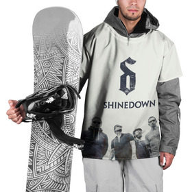 Накидка на куртку 3D с принтом Shinedown band , 100% полиэстер |  | 
