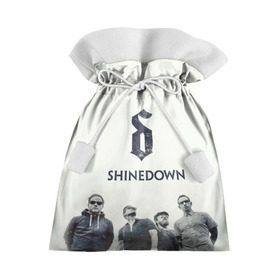 Подарочный 3D мешок с принтом Shinedown band , 100% полиэстер | Размер: 29*39 см | Тематика изображения на принте: 