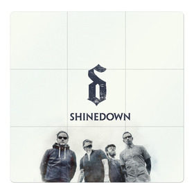 Магнитный плакат 3Х3 с принтом Shinedown band , Полимерный материал с магнитным слоем | 9 деталей размером 9*9 см | 