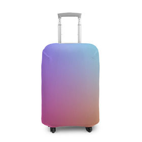 Чехол для чемодана 3D с принтом Абстракция Градиент Текстура , 86% полиэфир, 14% спандекс | двустороннее нанесение принта, прорези для ручек и колес | gradient | разноцветный | яркий