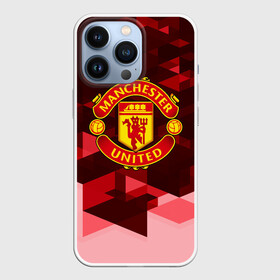 Чехол для iPhone 13 Pro с принтом Manchester United Abstract ,  |  | england | football | logo | manchester united | sport | абстракция | англия | арт | геометрия | лига | лого | манчестер | спорт | текстура | фигуры | фк | футбол | футбольный клуб | эмблема