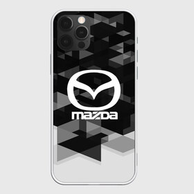 Чехол для iPhone 12 Pro Max с принтом Mazda sport geometry , Силикон |  | auto | automobile | car | carbon | machine | mazda | motor | motor car | sport car | автомашина | бренд | легковой автомобиль | мазда | марка | спортивный автомобиль | тачка