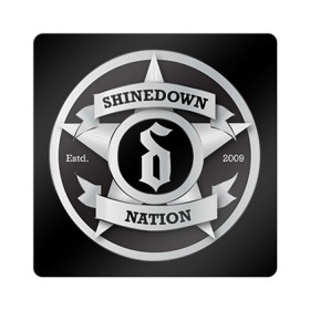 Магнит виниловый Квадрат с принтом Shinedown Nation , полимерный материал с магнитным слоем | размер 9*9 см, закругленные углы | Тематика изображения на принте: 