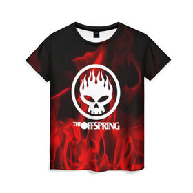Женская футболка 3D с принтом The Offspring , 100% полиэфир ( синтетическое хлопкоподобное полотно) | прямой крой, круглый вырез горловины, длина до линии бедер | punk | rock | the offspring | альтернативный хип хоп | группа | инди поп | музыка | музыкальное произведение | ноты | огонь | панк | регги | рок | синти поп