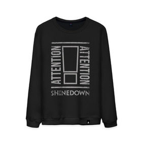 Мужской свитшот хлопок с принтом Attention Attention Shinedown , 100% хлопок |  | Тематика изображения на принте: shinedown