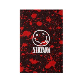 Обложка для паспорта матовая кожа с принтом NIRVANA , натуральная матовая кожа | размер 19,3 х 13,7 см; прозрачные пластиковые крепления | Тематика изображения на принте: nirvana | punk | rock | альтернативный хип хоп | группа | инди поп | музыка | музыкальное произведение | ноты | панк | регги | рок | синти поп